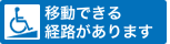 移動できる経路があります