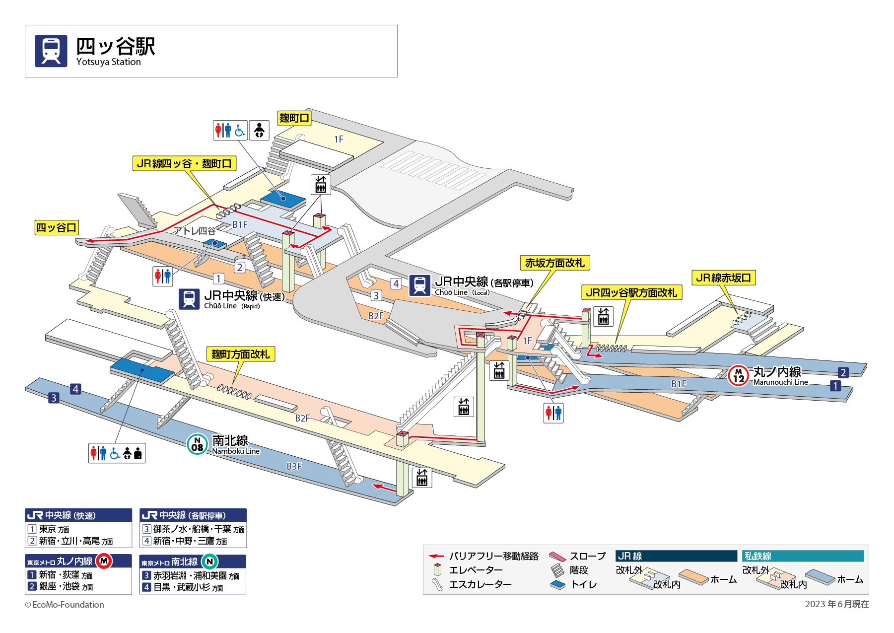 駅構内図 らくらくおでかけネット